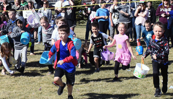 Easter egg hunt in Brandon